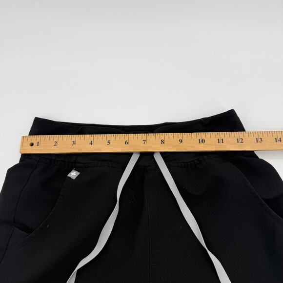 FIGS Scrub Pant Womens Size XS Zamora Knit Waistband Jogger W22SW2012 Black - Picture 4 of 5